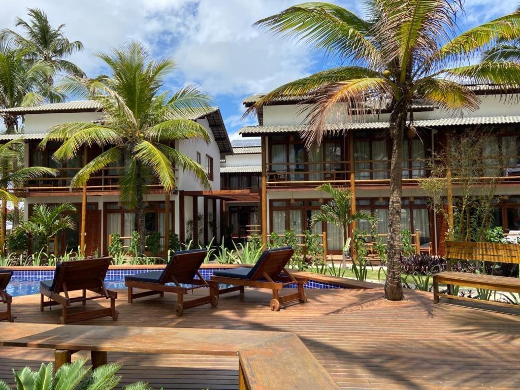 Marau Beach House Flat 107 Pe Na Areia - Dreamland Apart Taipu De Fora Barra Grande-Ba Barra Grande  Eksteriør billede